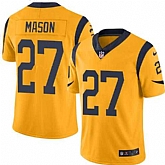 Nike Men & Women & Youth Rams 27 Tre Mason Yellow Limited Color Rush Jersey,baseball caps,new era cap wholesale,wholesale hats